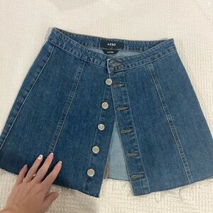 Aero blue jean jean skirt!!!